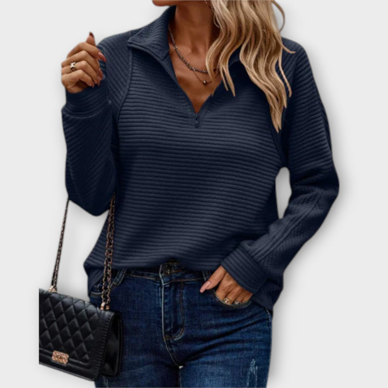 Vida | Maglione con mezza zip