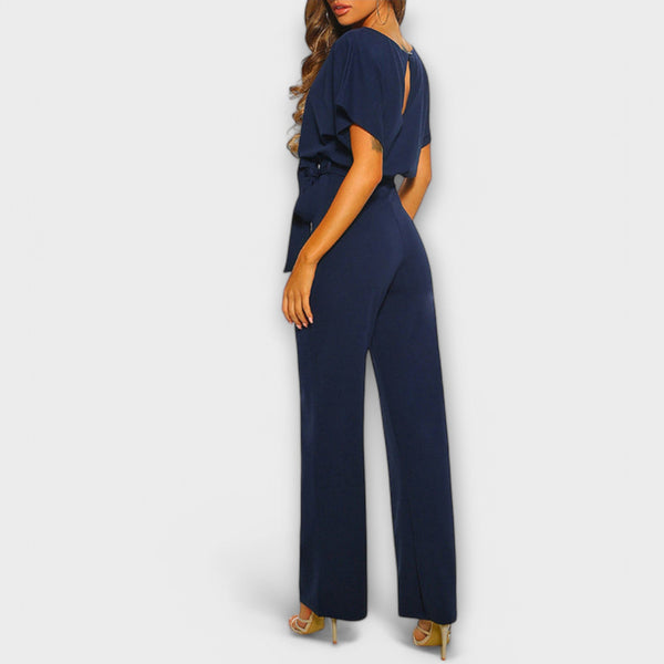 Jenny | Elegante tuta a gamba larga con cintura