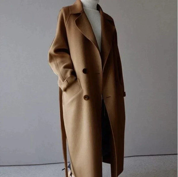 Ella - Longline Wool Coat