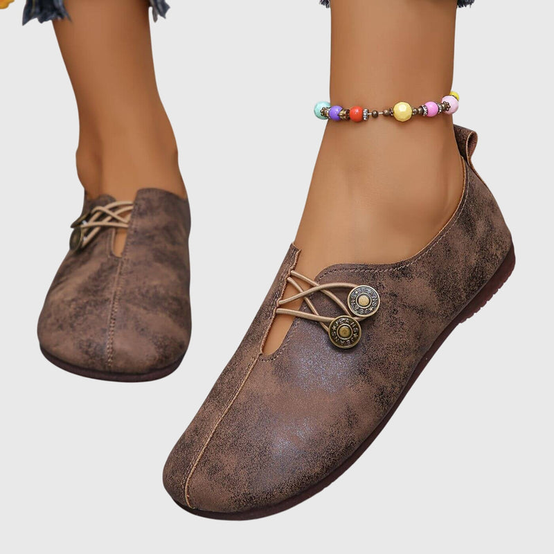 Teresa™ | Zapatos ortopédicos de cuero