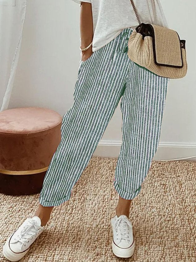Ely | Pantaloni in lino anti-sudore di lusso