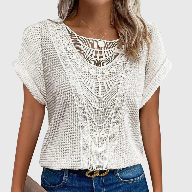 Pearl™ | Elegante blusa estilo ibicenco