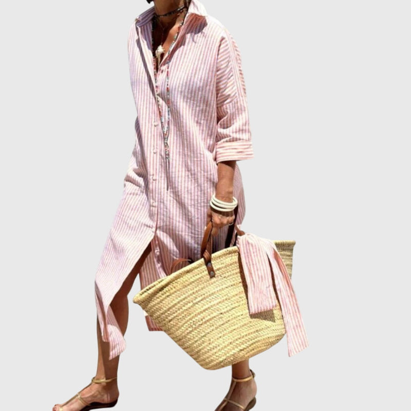 Ellen™ | Abito classico a righe