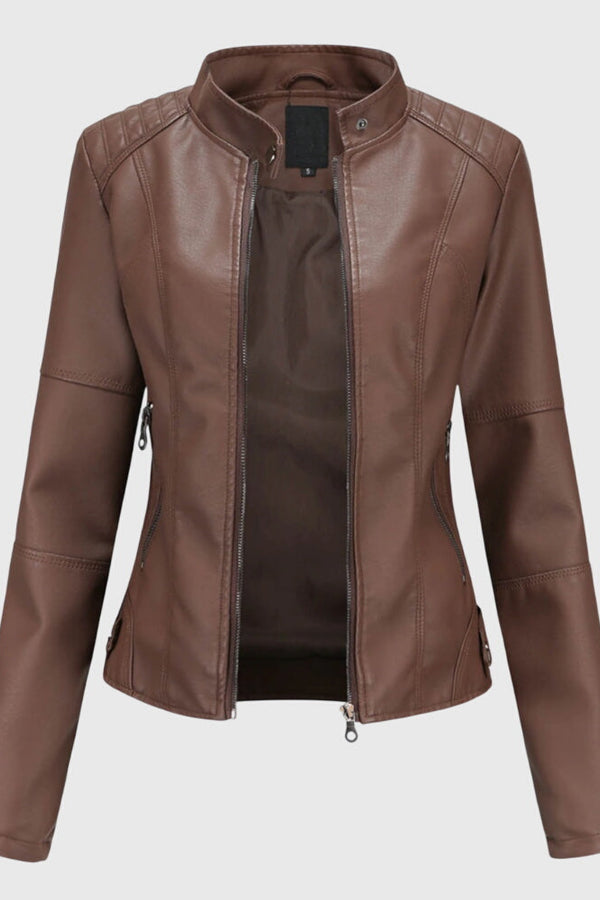 Giorgina™ - Stylish Leather Jacket for Women