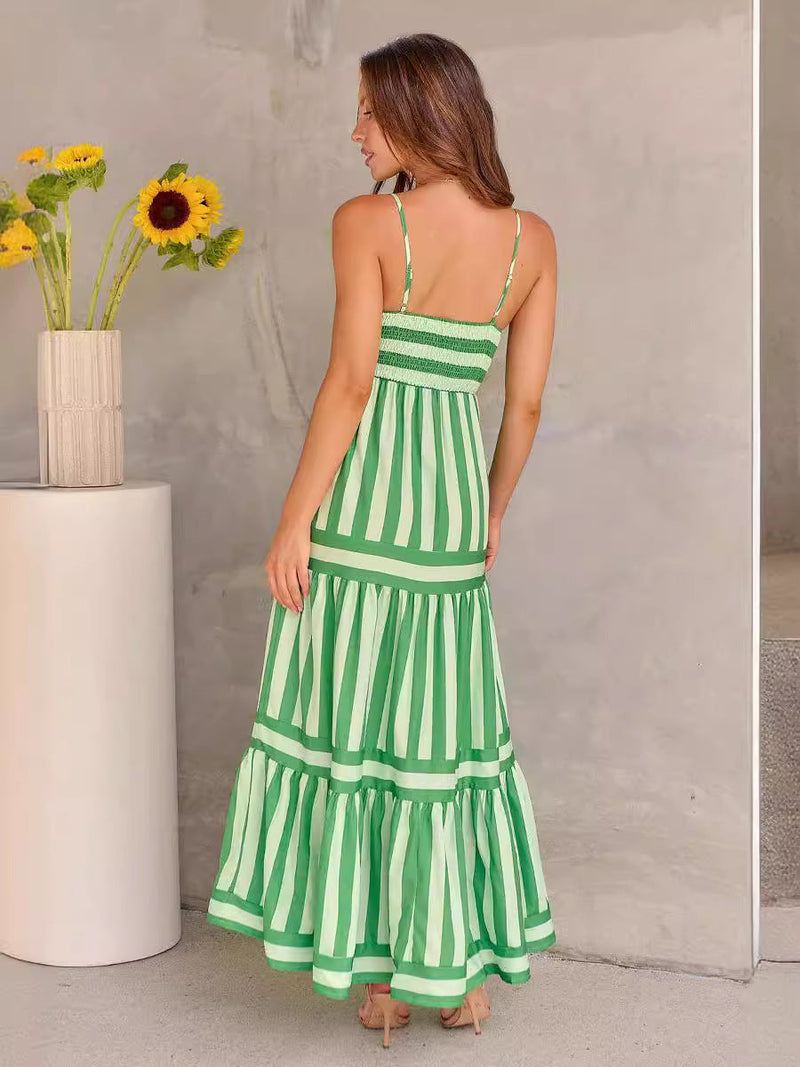 Coastal Vibes Maxi Dress – Comfort & Color in One