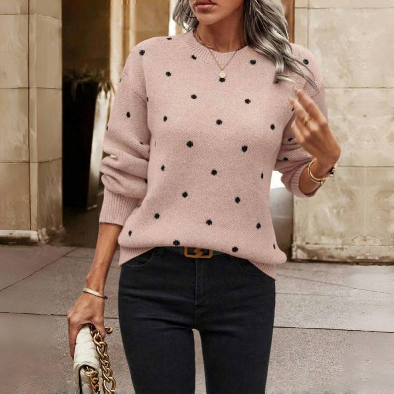 Noella | Maglione lavorato a maglia a pois