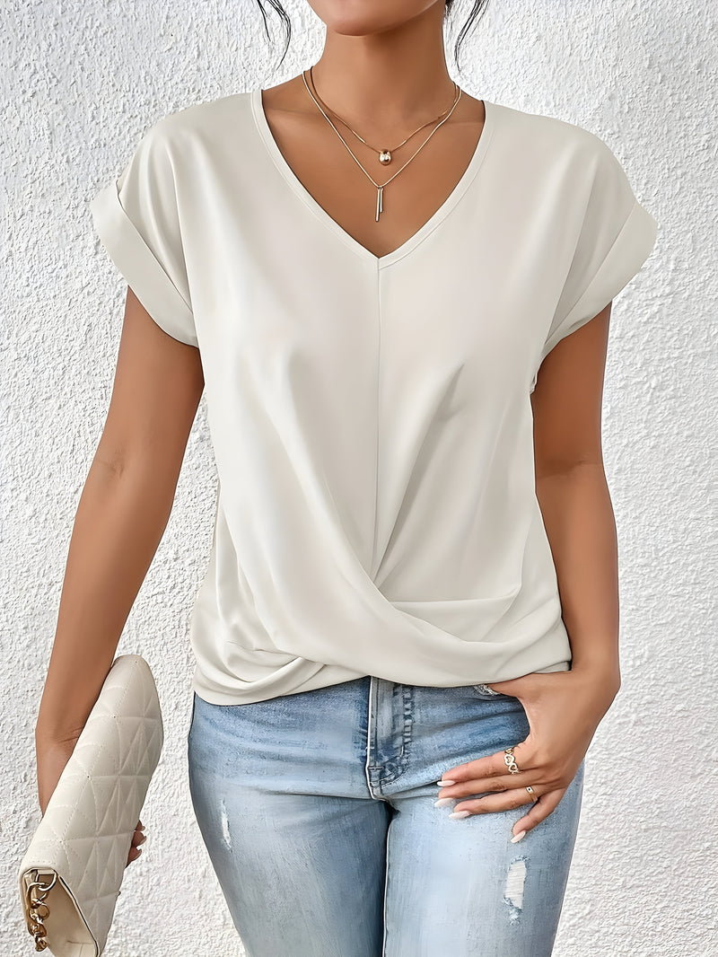 Maia | Top con scollo a V e scollo a V sul davanti