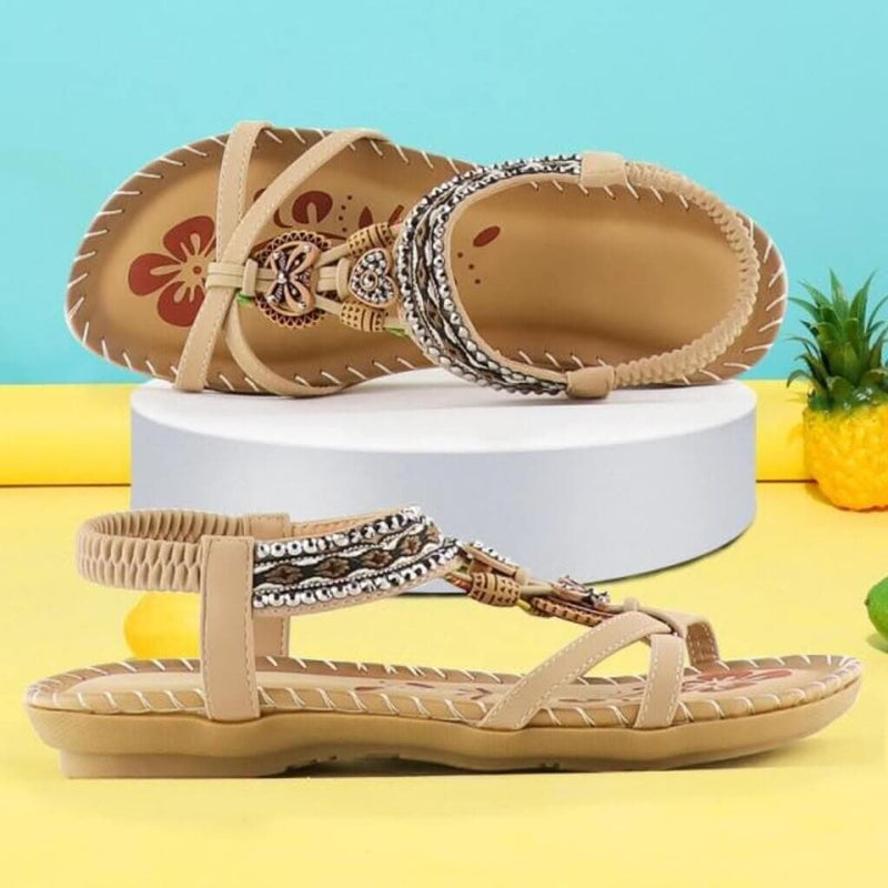 Havana | Sandali con fascia elastica e morbida zeppa