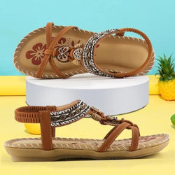 Havana | Sandali con fascia elastica e morbida zeppa