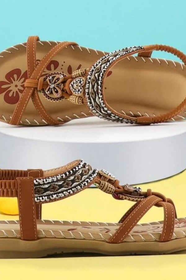 Havana | Sandals with Elastic Band & Soft Platform