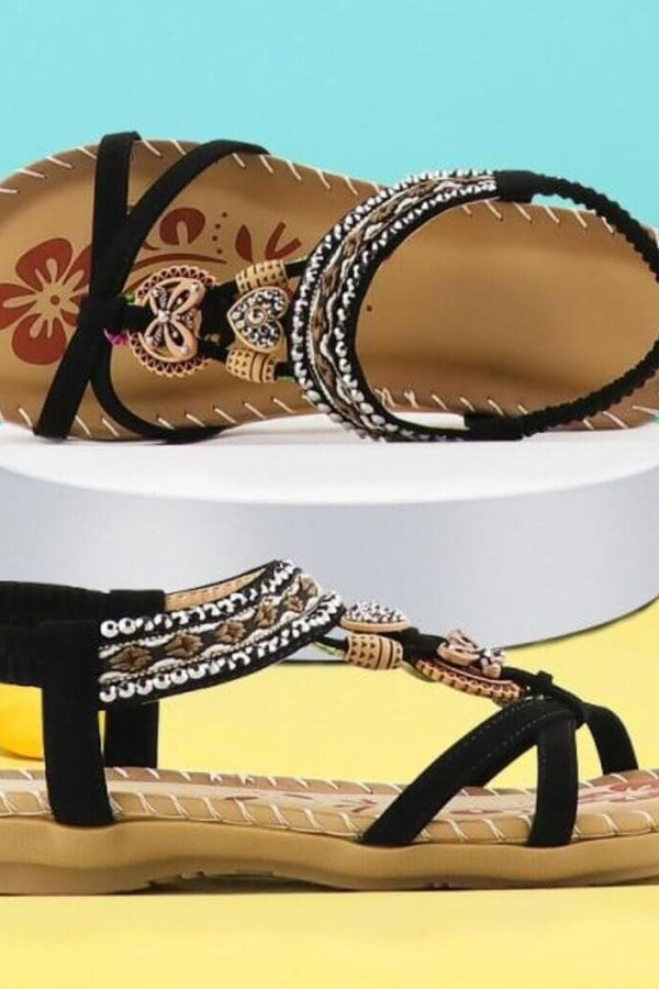 Havana | Sandals with Elastic Band & Soft Platform