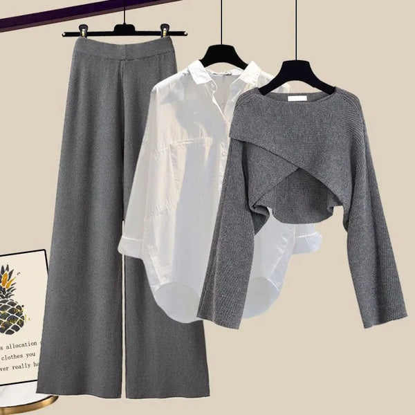 Elle™ | Comodo completo tre pezzi con maniche lunghe