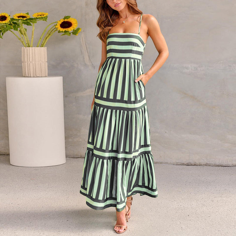 Coastal Vibes Maxi Dress – Comfort & Color in One