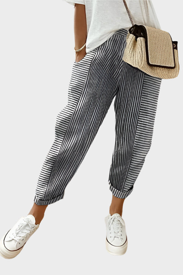 Pantaloni a righe
