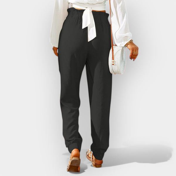 Pantaloni da donna a vita alta