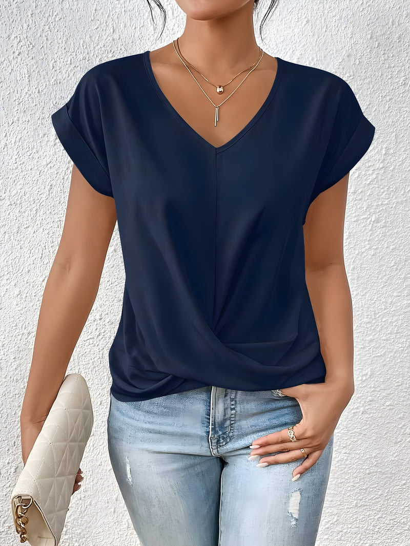 Maia | Top con scollo a V e scollo a V sul davanti