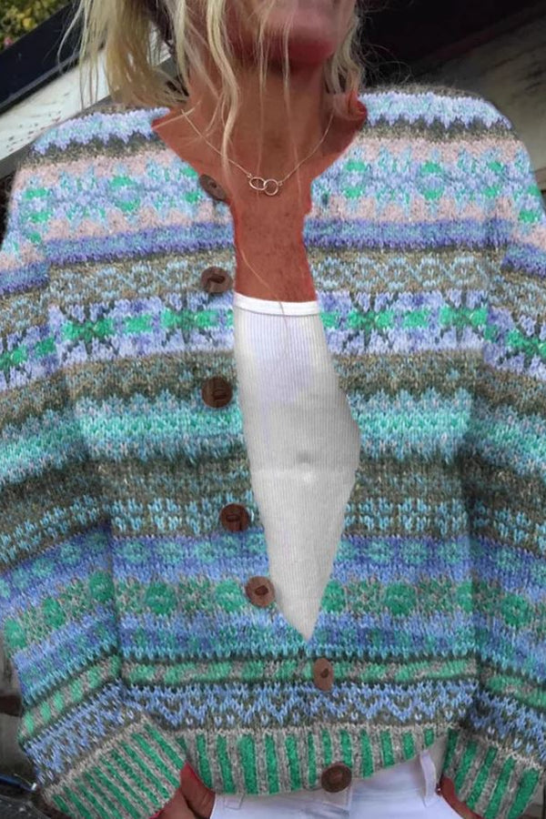 Cathrin | Cardigan stampato