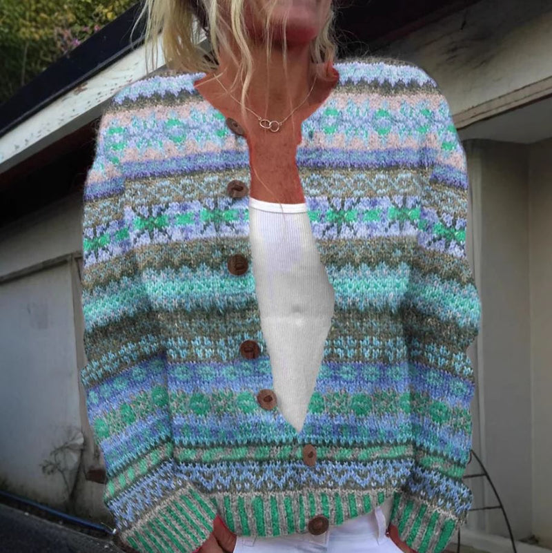 Cathrin | Cardigan stampato