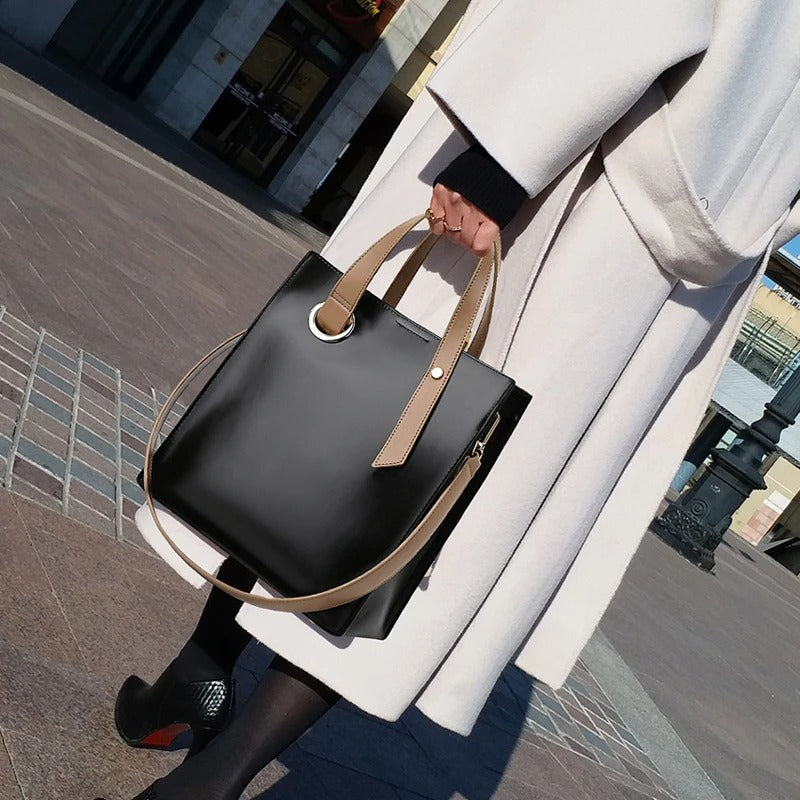 Amelia™ Minimalist Essential | Borsa tote strutturata ed elegante