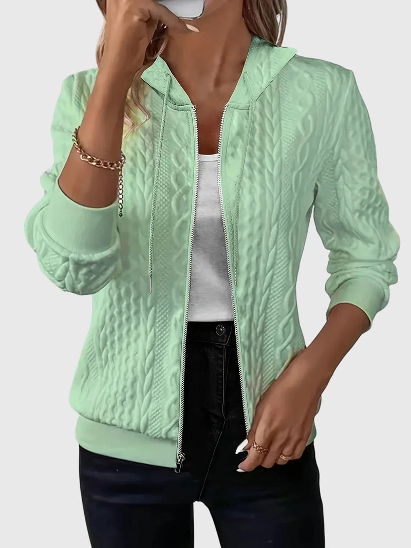 Lena™ - Sudadera con capucha y cremallera