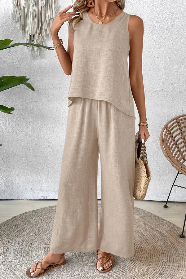 ELOWEN – ALL-DAY CHIC TANK AND PANTS PAIR