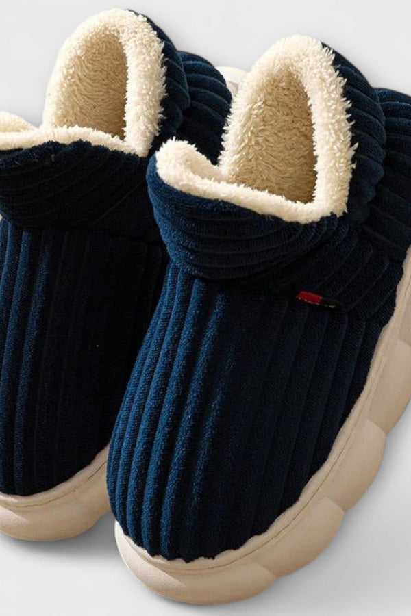 Bina - Pilou Pilou Slippers in Navy Blue