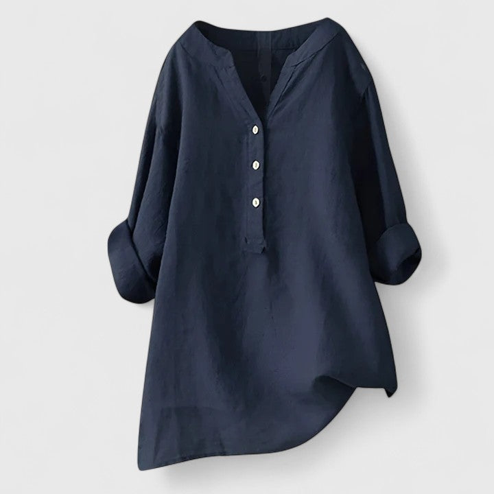 Larienne | Elegante camicia con bottoni sul davanti