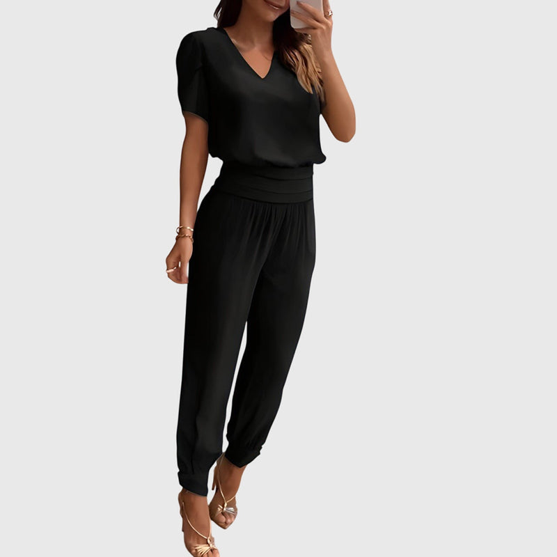 Jennifer™ | Completo elegante con camicetta e pantaloni