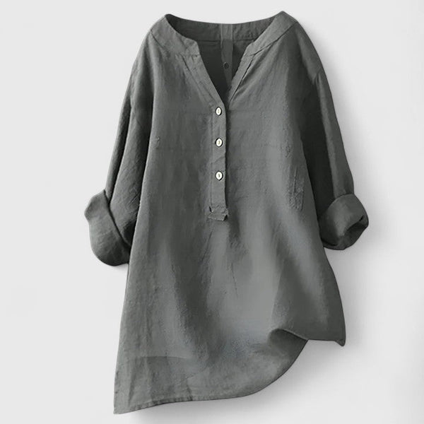 Larienne | Elegante camicia con bottoni sul davanti