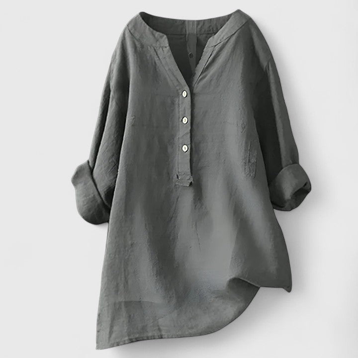 Larienne | Elegante camicia con bottoni sul davanti