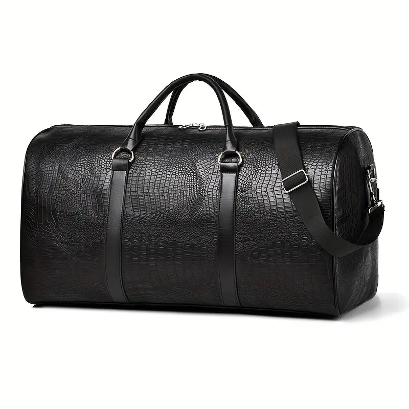 Lucas™ - Borsa da viaggio con motivo coccodrillo vintage