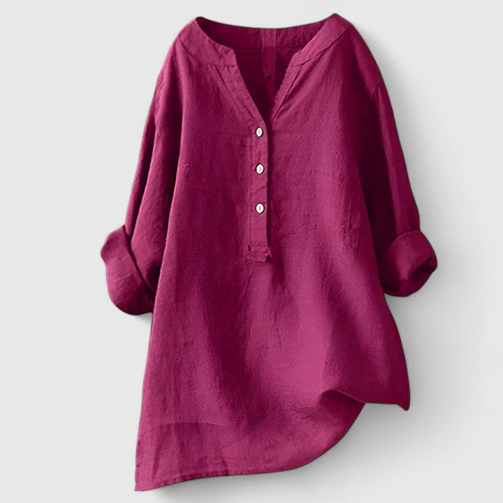 Larienne | Elegante camicia con bottoni sul davanti