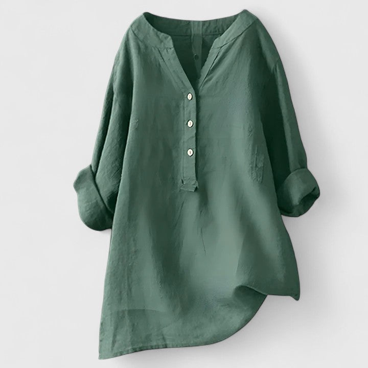 Larienne | Elegante camicia con bottoni sul davanti