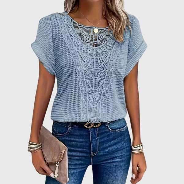 Pearl™ | Elegante blusa estilo ibicenco
