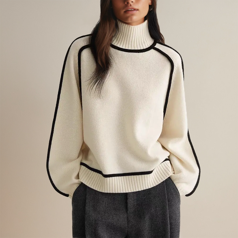 Malia | Maglione a collo alto Couture