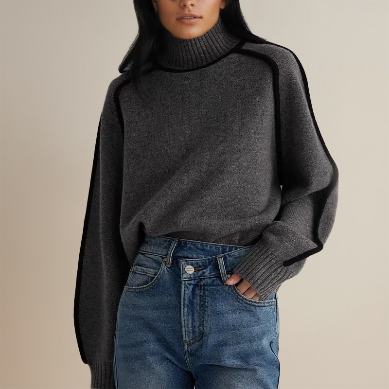 Malia | Maglione a collo alto Couture