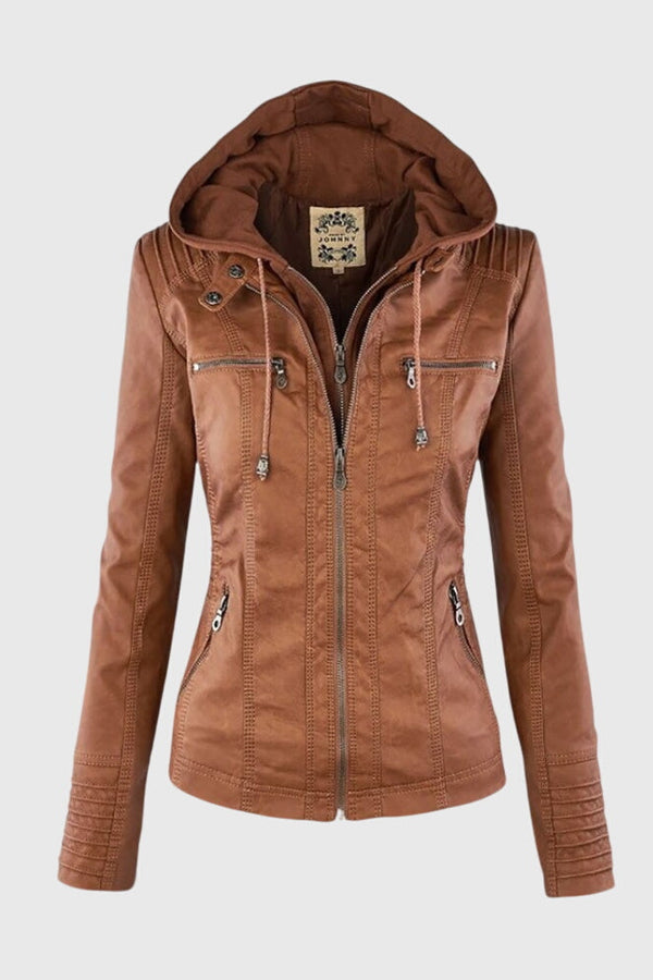 KAROLINE™ The stylish and unique leather jacket