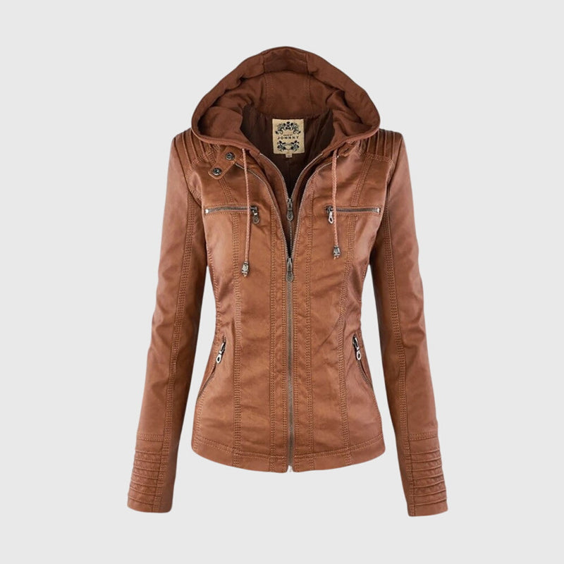 KAROLINE™ La giacca in pelle elegante e unica