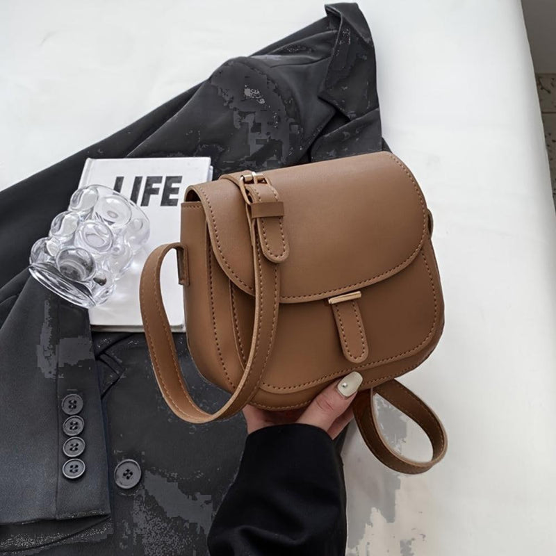 Aria™ Retro Grace | Elegante borsa a tracolla Saddle