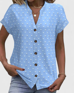 Miles | Camisa cómoda con cuello en V
