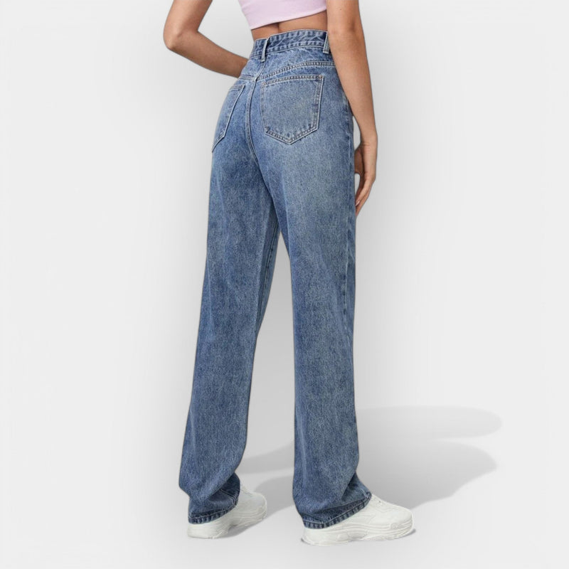 Jeans a gamba dritta