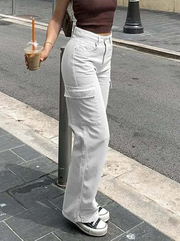 JADWIGA – PANTALONI CARGO REGOLABILI DA DONNA 