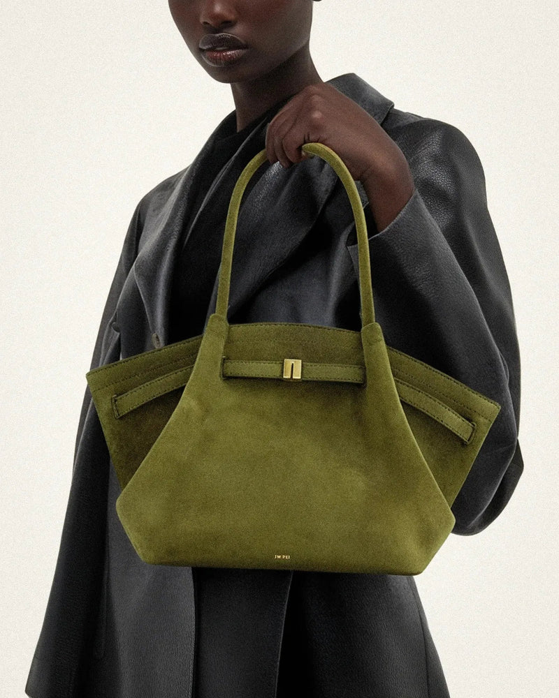 Riley™ - Borsa ascellare in micropelle scamosciata