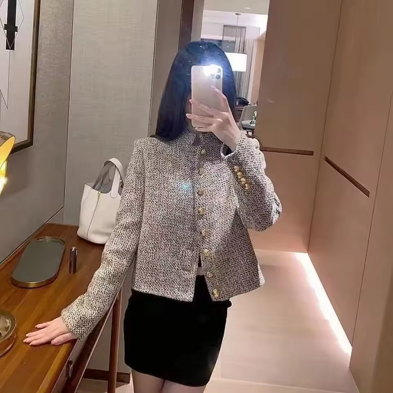 Amelia™ - Blazer in tweed chic