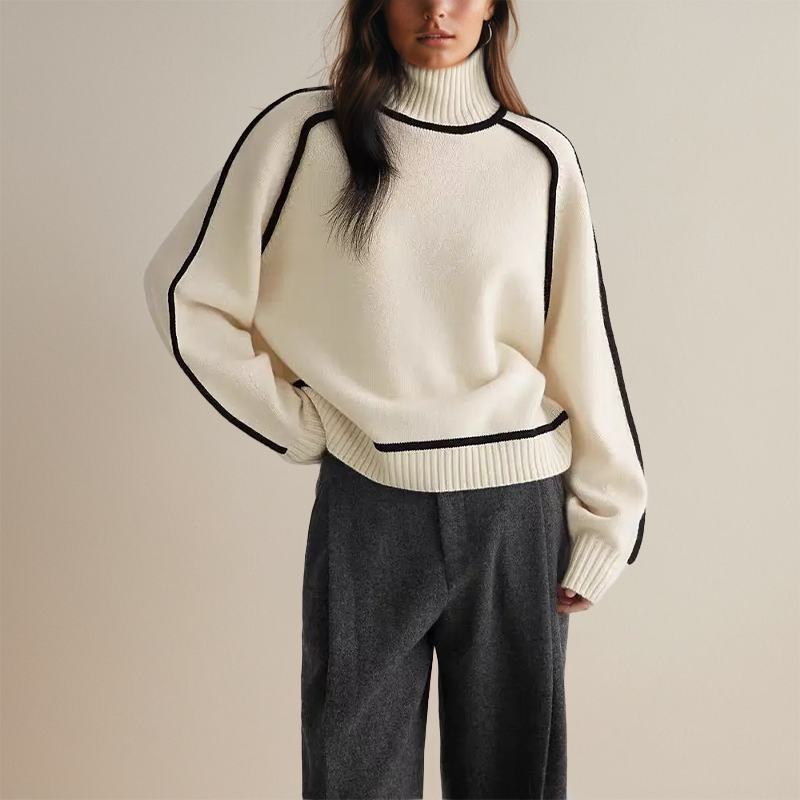 Malia | Maglione a collo alto Couture