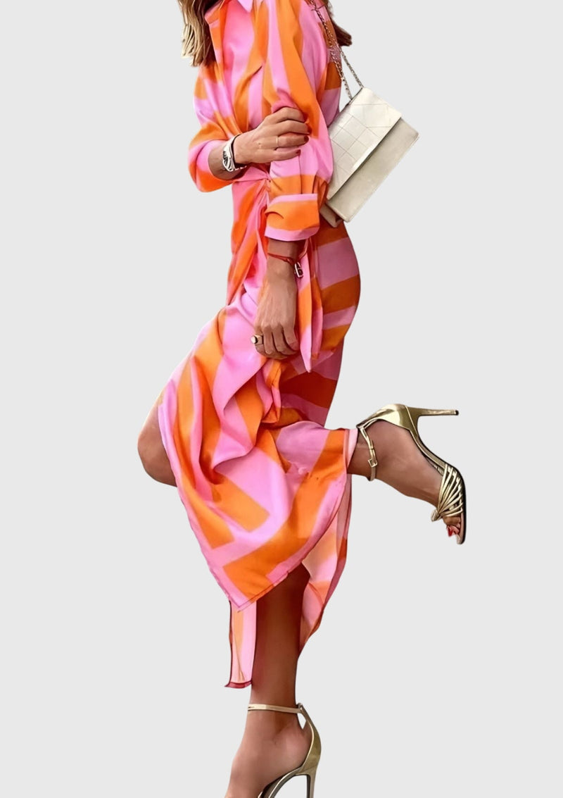 Everly™ | Elegante abito avvolgente con stampa