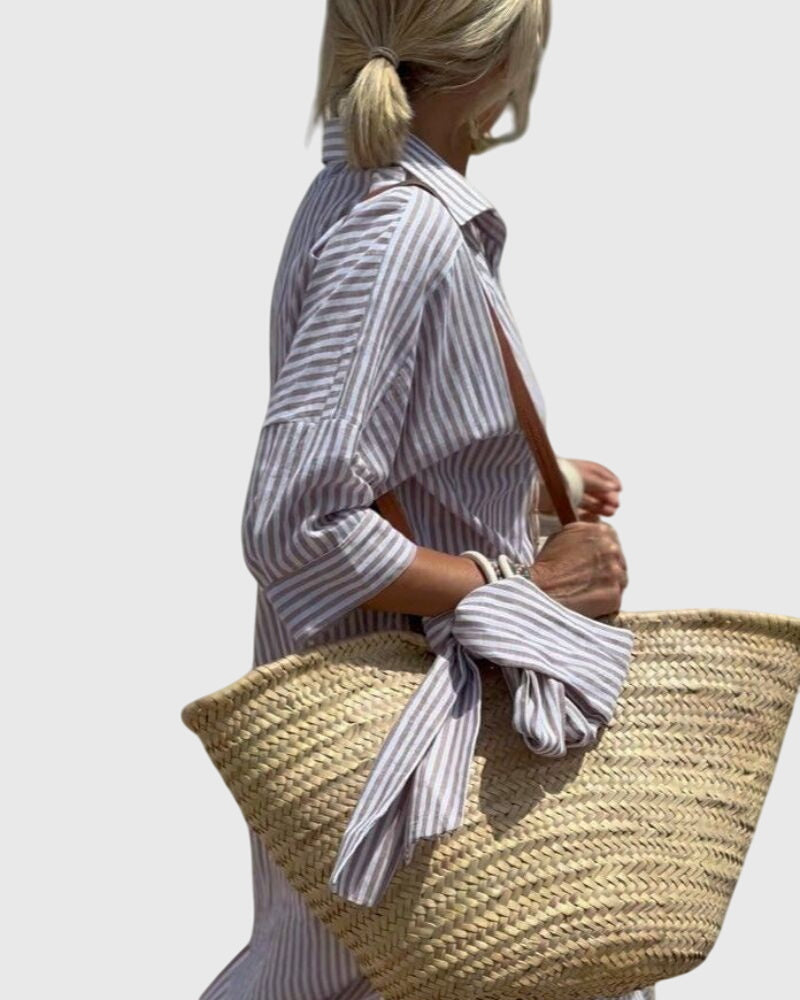 Ellen™ | Abito classico a righe