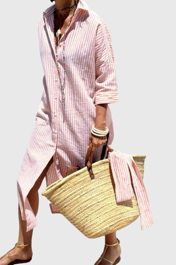 Ellen™ | Abito classico a righe