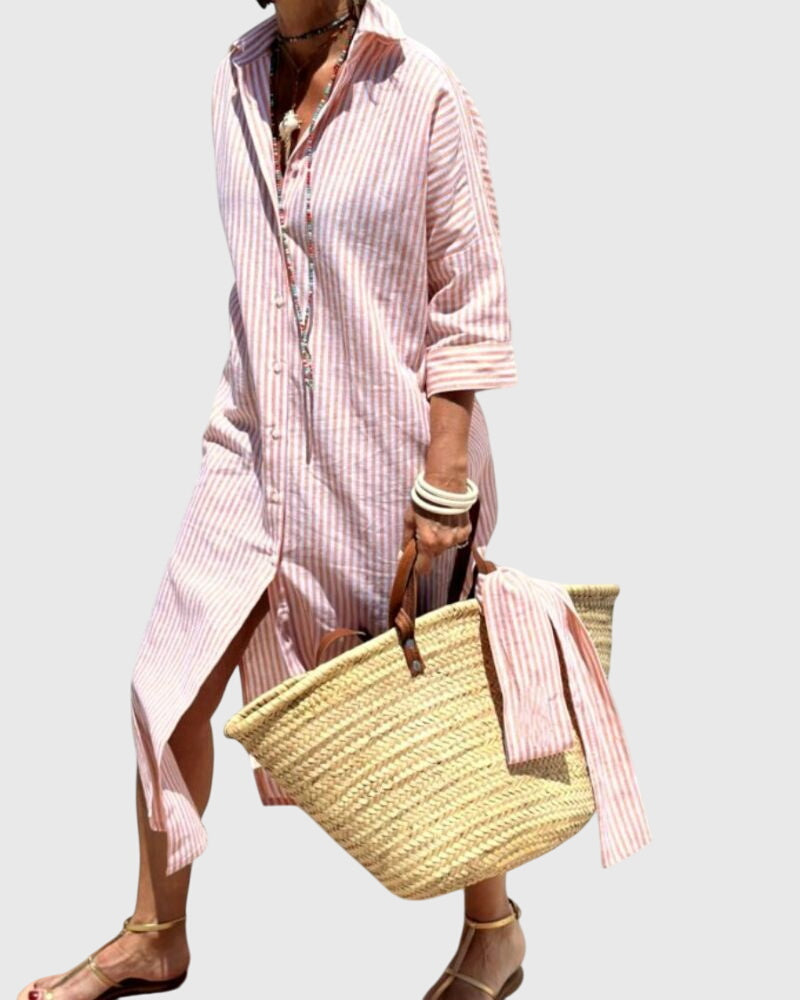 Ellen™ | Abito classico a righe