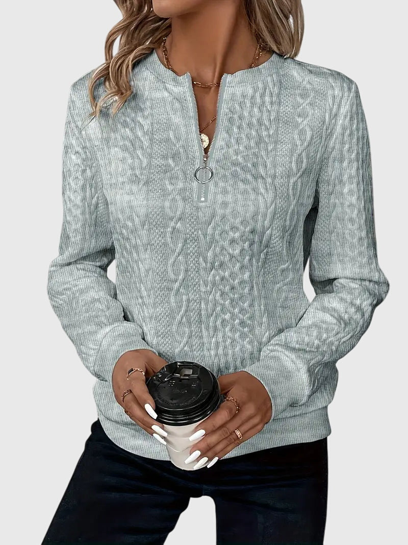 Nora™ | Maglione con cerniera